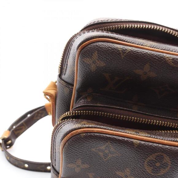 LOUIS VUITTON Brown Monogram Leather Shoulder Bag - Picture 7 of 15